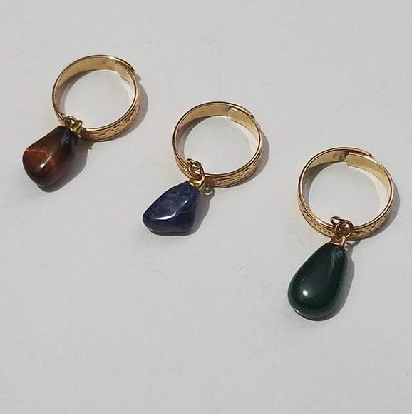 3 Stone rings bundle - Picture 2 of 7